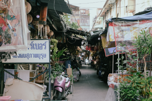 Ruelle dans Bangkok.